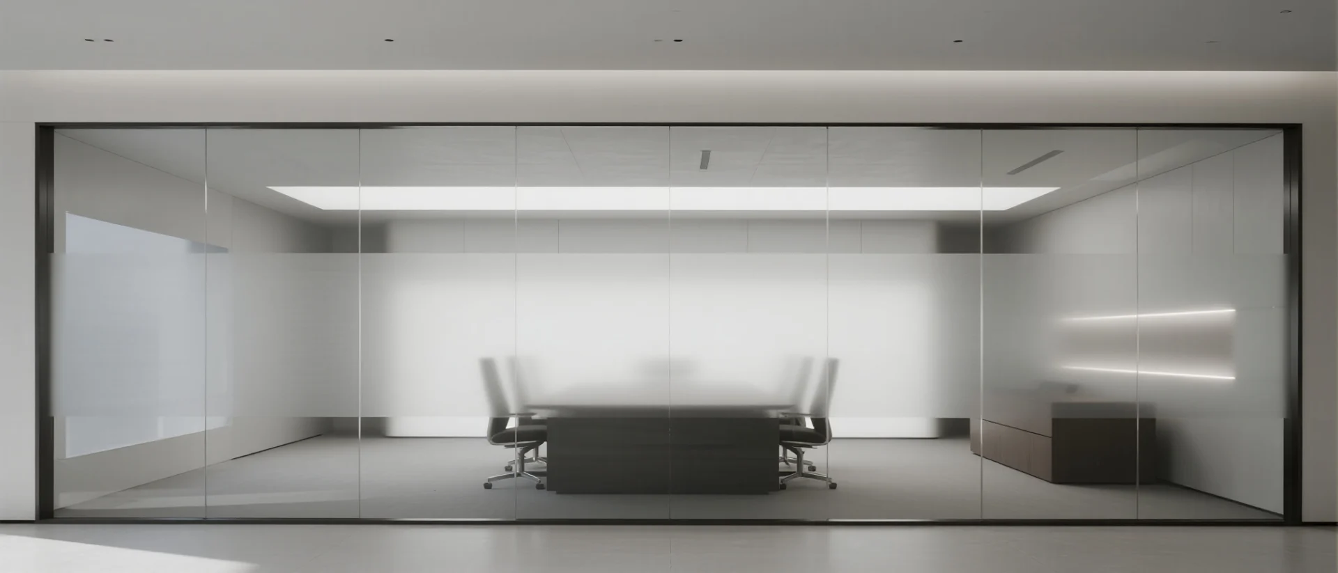 Glass interior partitions and decorative glass