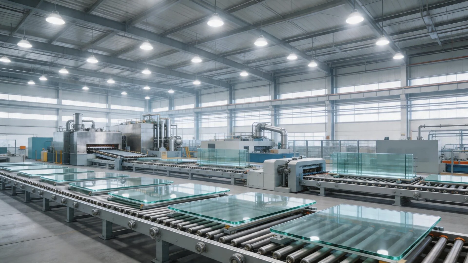 Archivitro high-volume custom architectural glass manufacturing facility and production lines