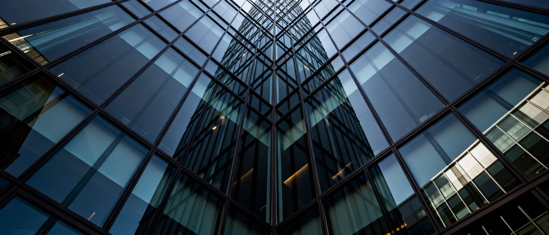 High-rise office building structural glass curtain wall facade