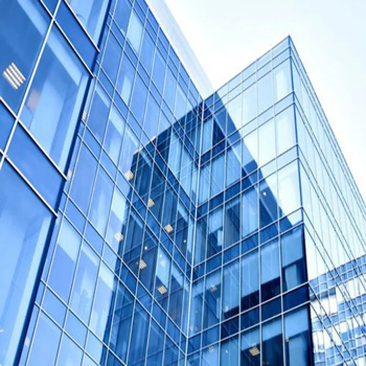Interior and exterior application of architectural facade glass