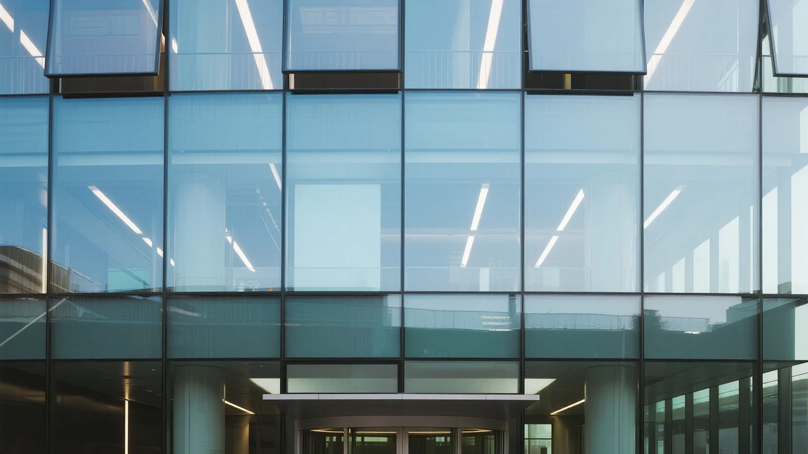 Laminated glass structure illustration