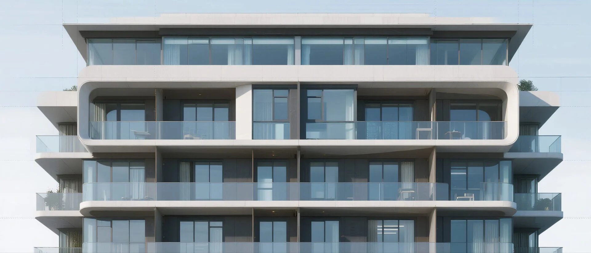 Luxury residential insulated glass curtain wall project