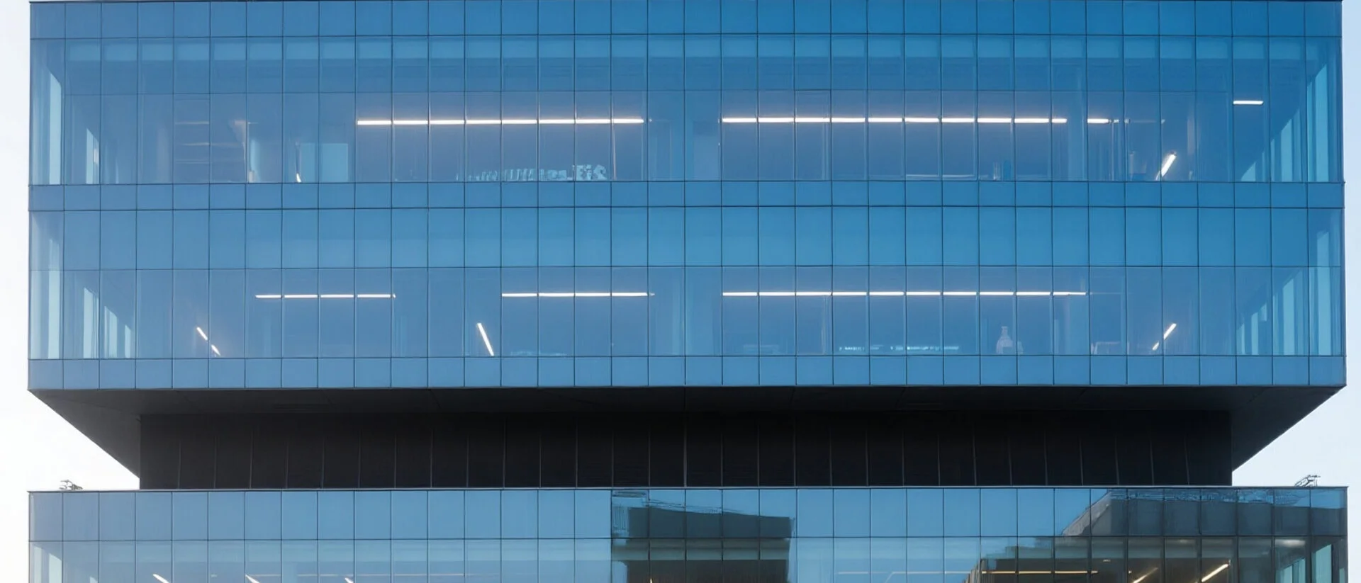 Office building curtain walls example