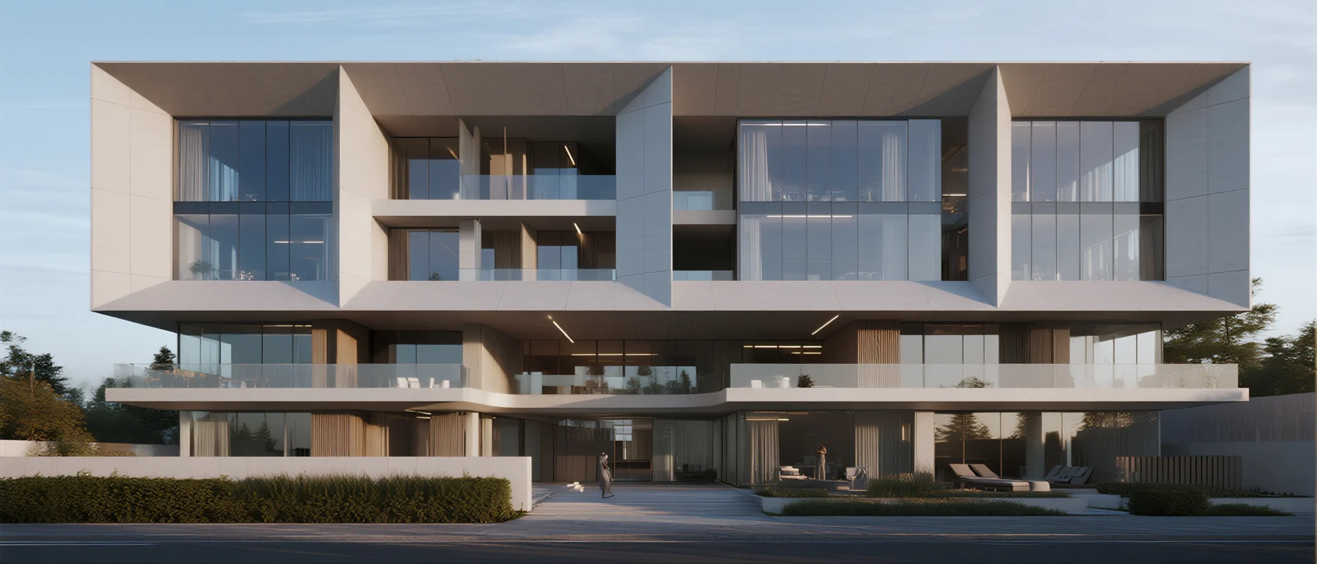 Laminated acoustic glass for apartments and hotel noise reduction