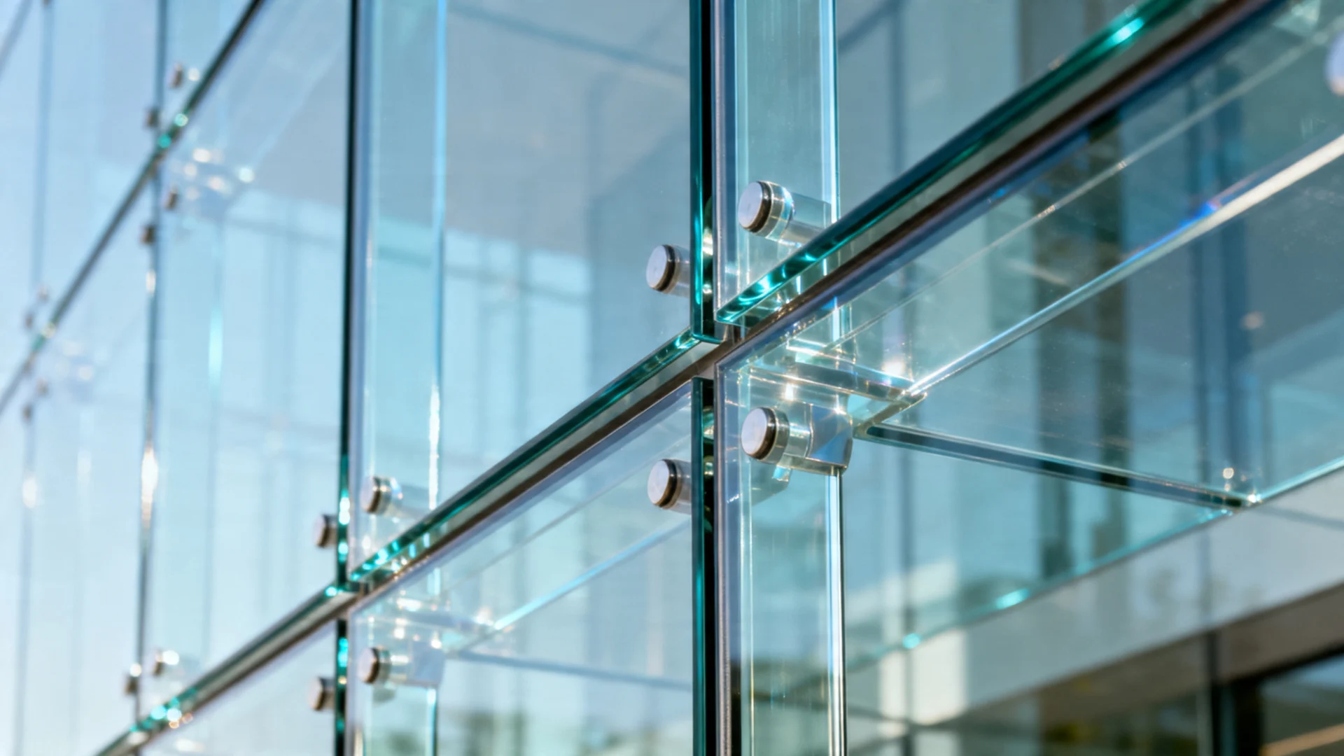 Safety glass installation